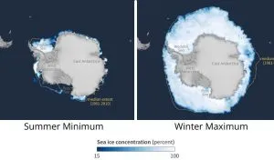 How Big is Antarctica? Does it Change Size in Winter? - Polar Guidebook